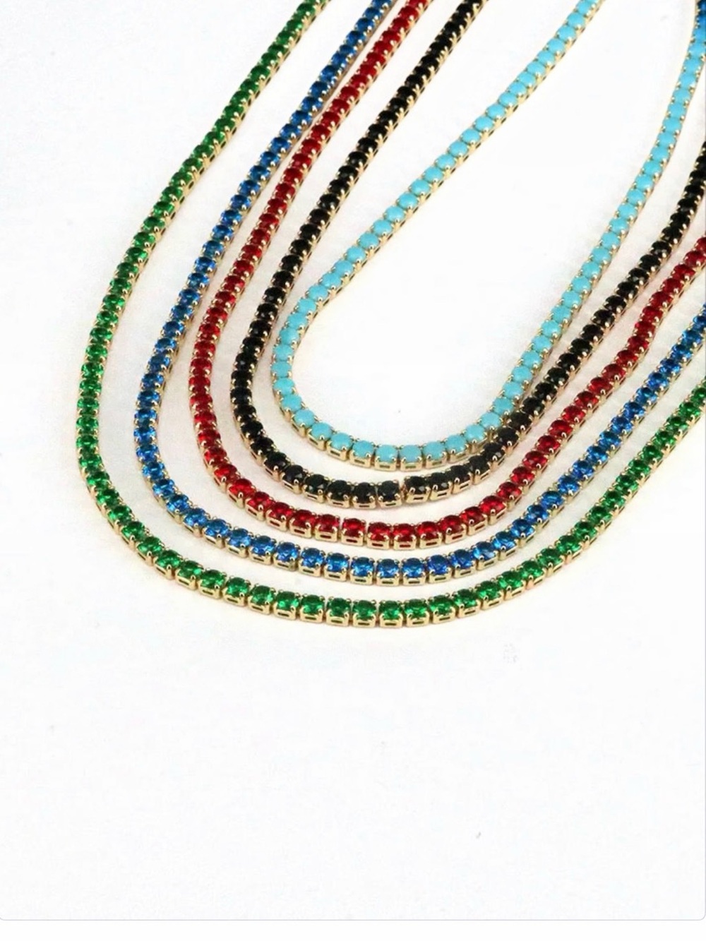 Tennis Necklace 12-16 INCH NWT